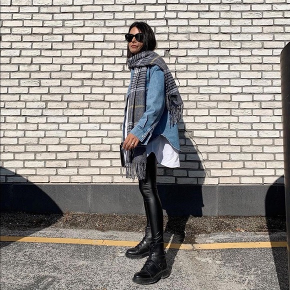 On sale Zara oversized denim shirt - Picture 5 of 10